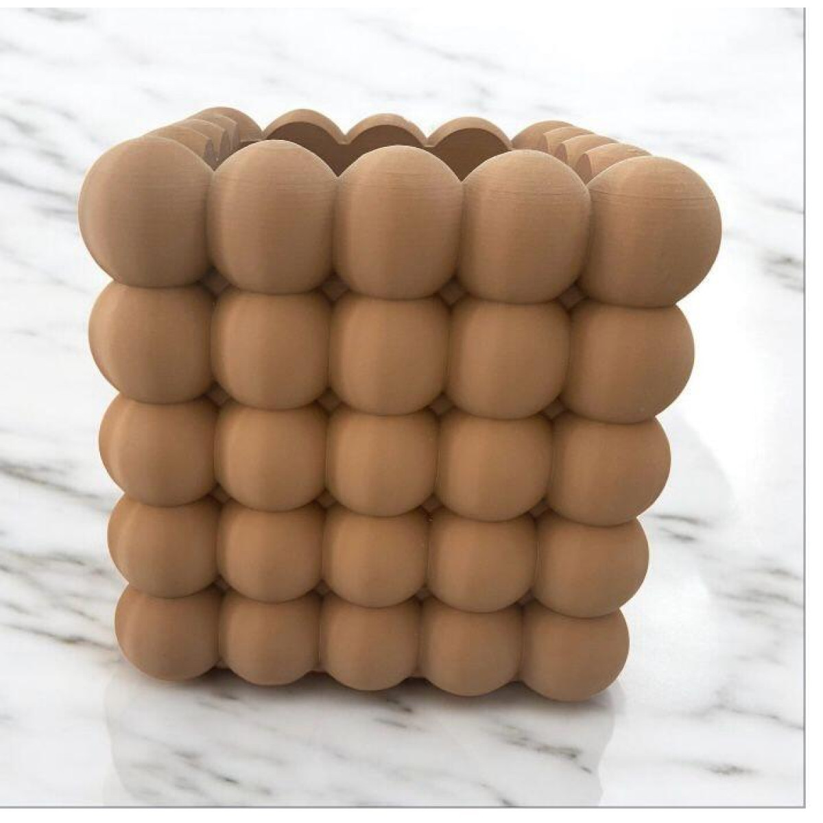 Bubble Cube Saksı Silikon Kalıp – Büyük Boy 18x16cm – KS3339