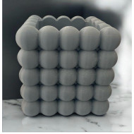 Bubble Cube Saksı Silikon Kalıp – Orta Boy 15x14cm – KS3338