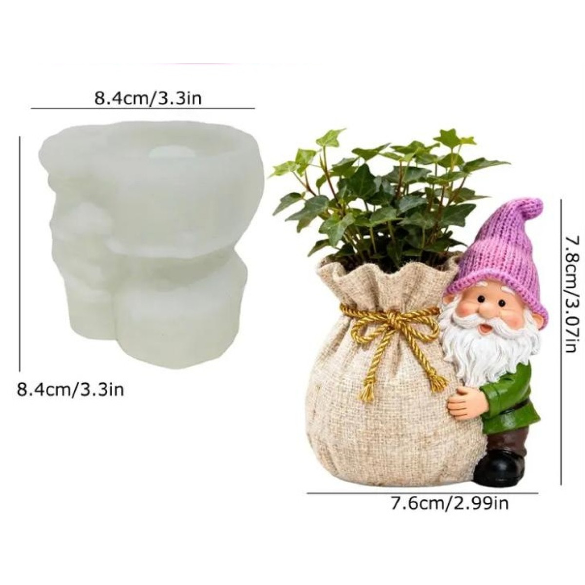 Hediyelik Cüce Organizer Silikon Kalıp – KS3370 Hediyelik Cüce Organizer Silikon Kalıp – KS3370