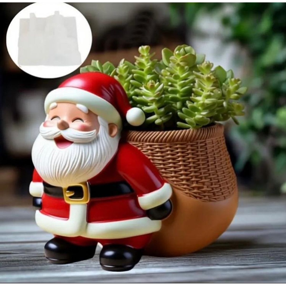 Noel Baba Sepetli Dekoratif Silikon Kalıp – KS3357 Noel Baba Sepetli Dekoratif Silikon Kalıp – KS3357