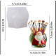 Noel Baba Figürlü Saksı / Fırçalık Silikon Kalıp - KS3352 Noel Baba Figürlü Saksı / Fırçalık Silikon Kalıp - KS3352