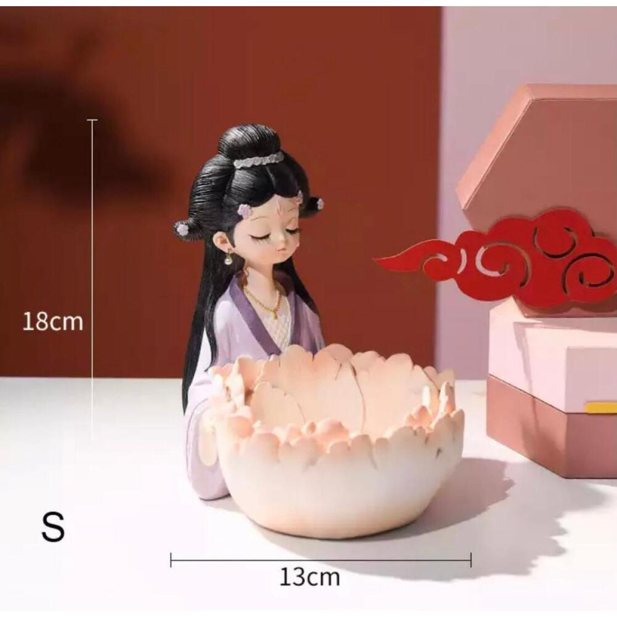 18 cm Asyalı Sunumluk Kız Silikon Kalıp - HD1702 18 cm Asyalı Sunumluk Kız Silikon Kalıp - HD1702