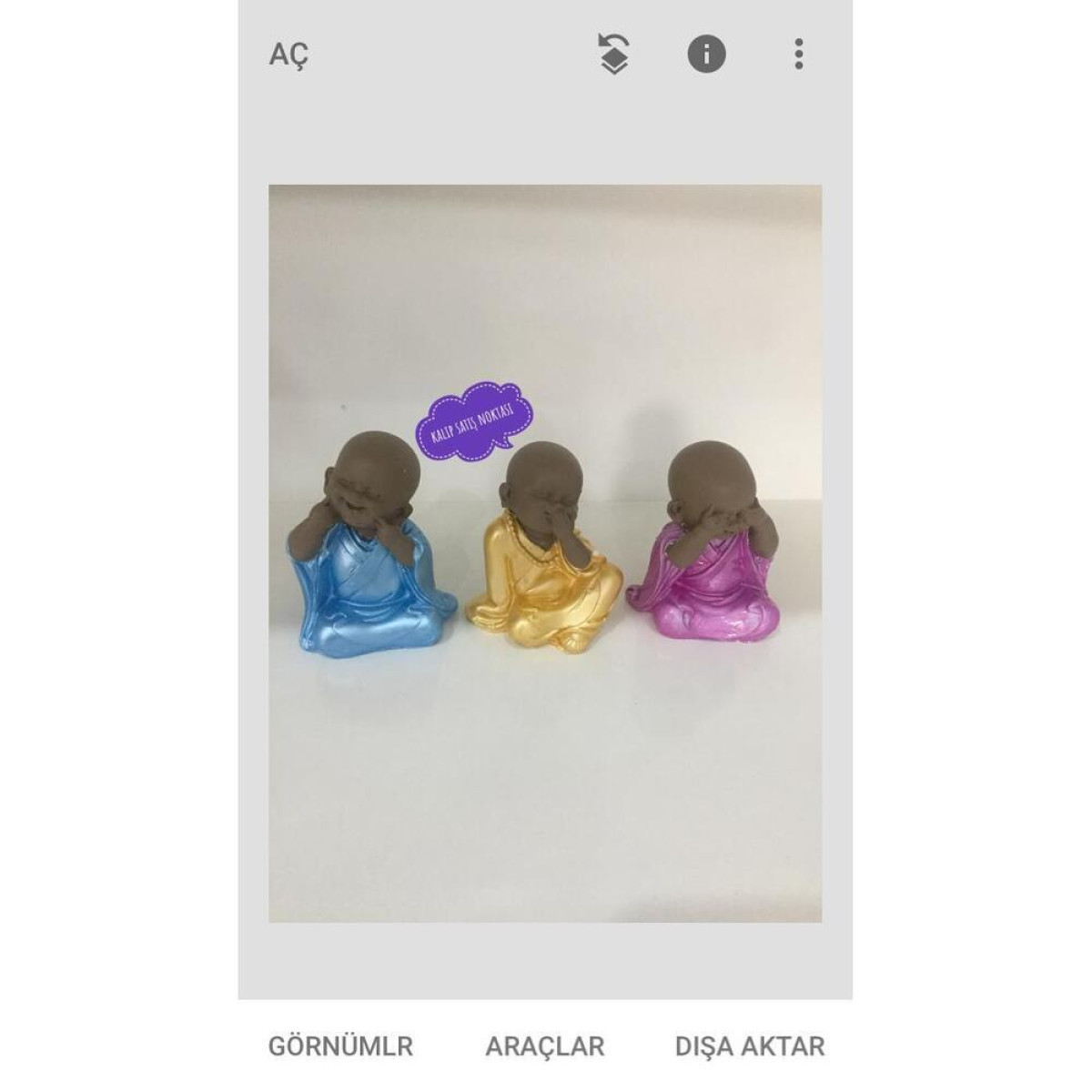 3lü Şirin Buda Silikon Kalıp - HD1515 3lü Şirin Buda Silikon Kalıp - HD1515