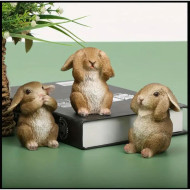 3lü Tavşan Silikon Kalıp Seti - KS3098