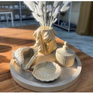 5li Vazo Silikon Kalıp Seti - HD1835