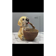 Ağzında Sepet Tutan Köpek Silikon Kalıp - HD1728