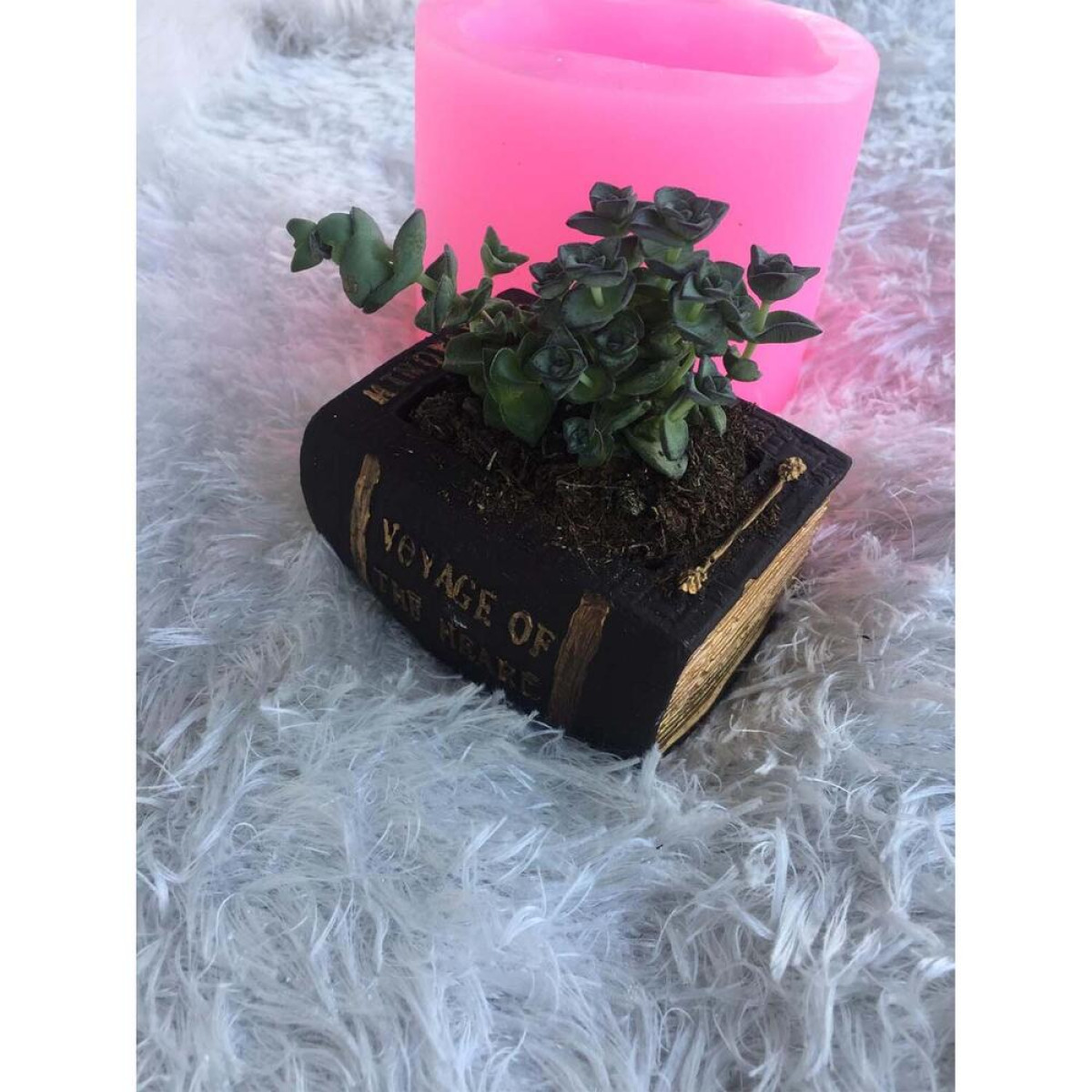 Ansiklopedi Kitap Saksı Silikon Kalıp - HD1291