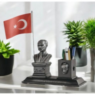 Atatürk Kalemlik Takım Silikon Kalıp - KS3130