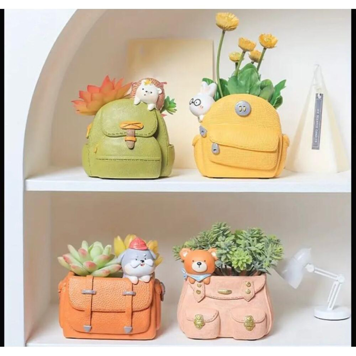 Çanta Kalemlik Saksı 4lü Takım Silikon Kalıp -KS3190