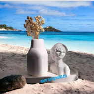 Çizgili Vazo Silikon Kalıp - HD2033