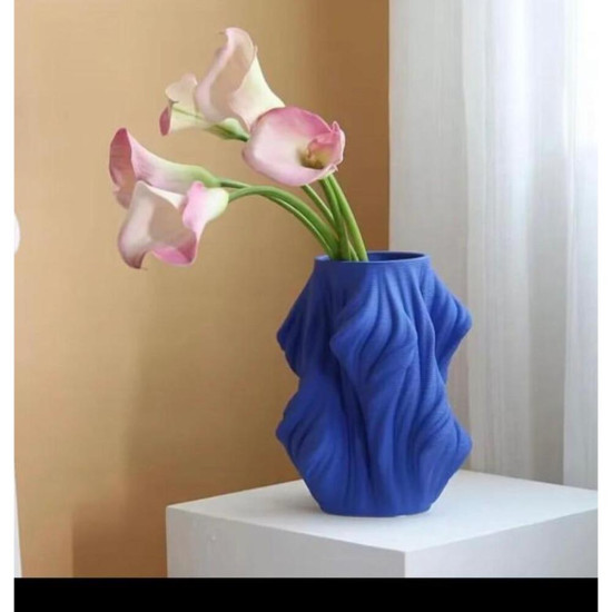 Dalgalı Vazo Silikon Kalıp - HD1842