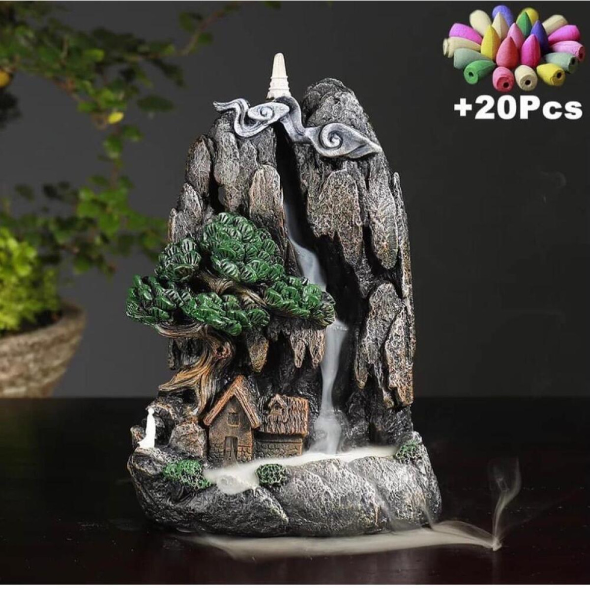 Desenli Daglı Geri Akış Tütsülük Silikon Kalıp 22X12Cm - HD1690