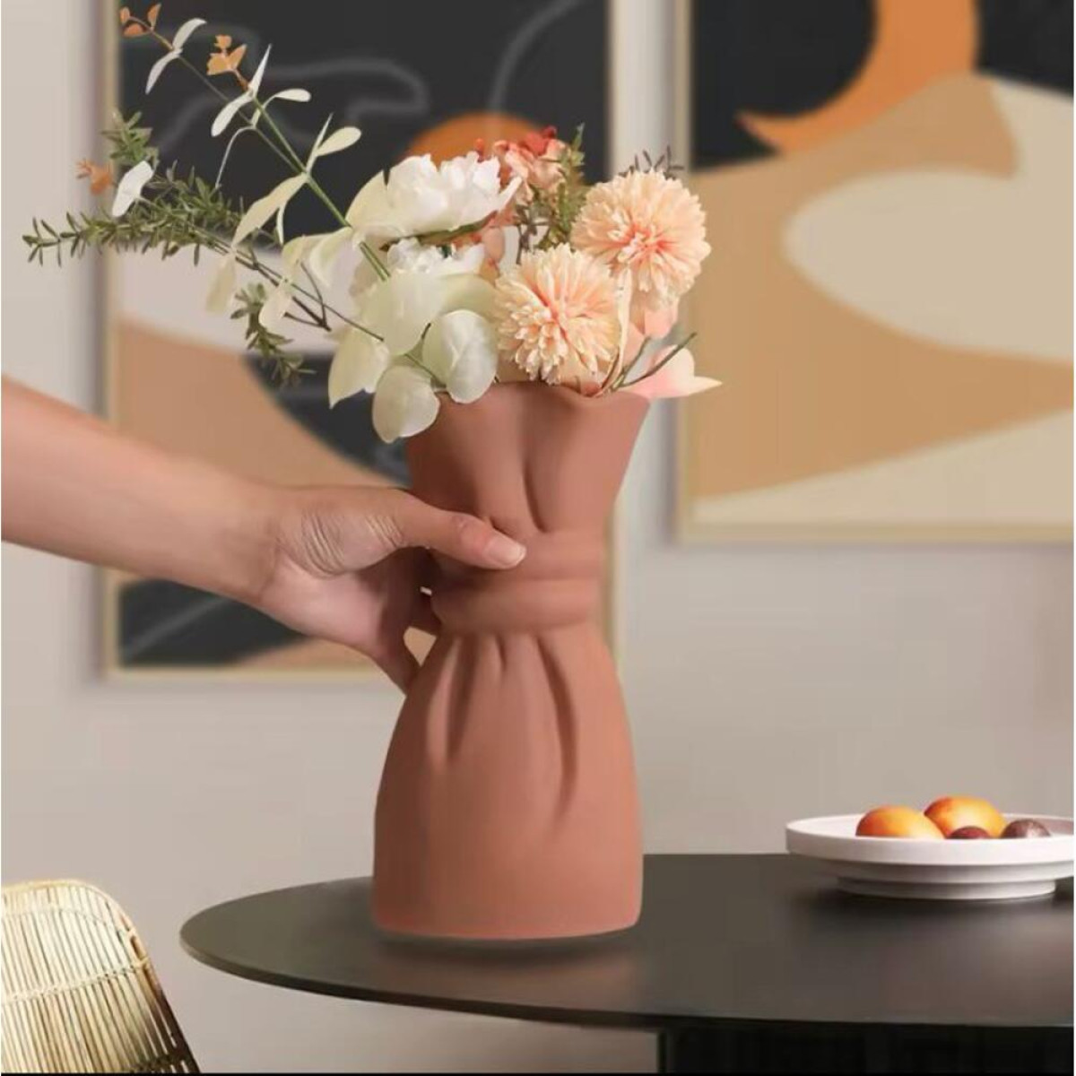 Düğüm Vazo Silikon Kalıp - KS3151