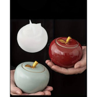 Elma Kapaklı Kutu Silikon Kalıp -KS3220