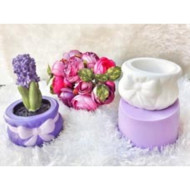 Fiyonklu Saksı Silikon Kalıp - HD0712