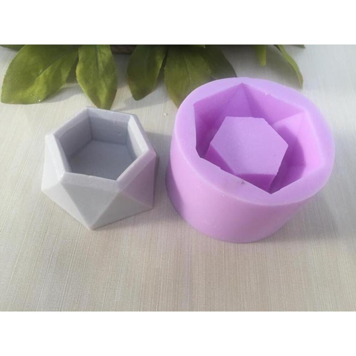 Geometrik Saksı Silikon Kalıp 3X3-3X3X2.5Cm - HD1159