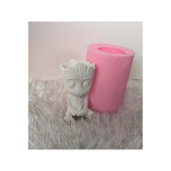 Groot Elinde Kuş Tutan Silikon Kalıp - HD1259