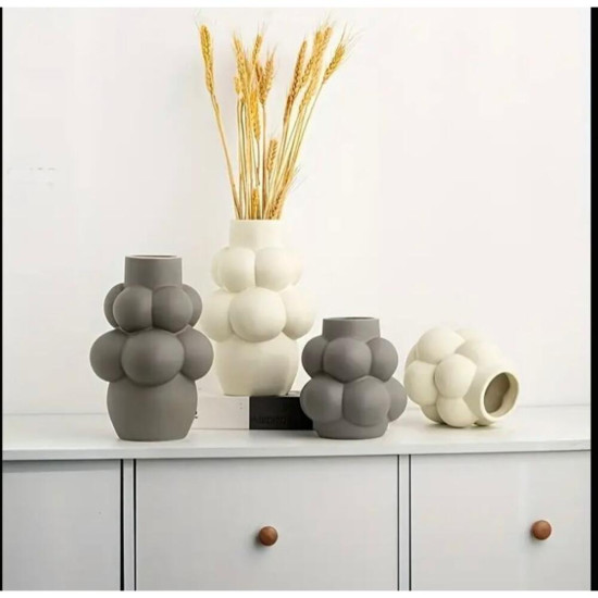 İkili Takım Ponpon Vazo Silikon Kalıp - KS3123