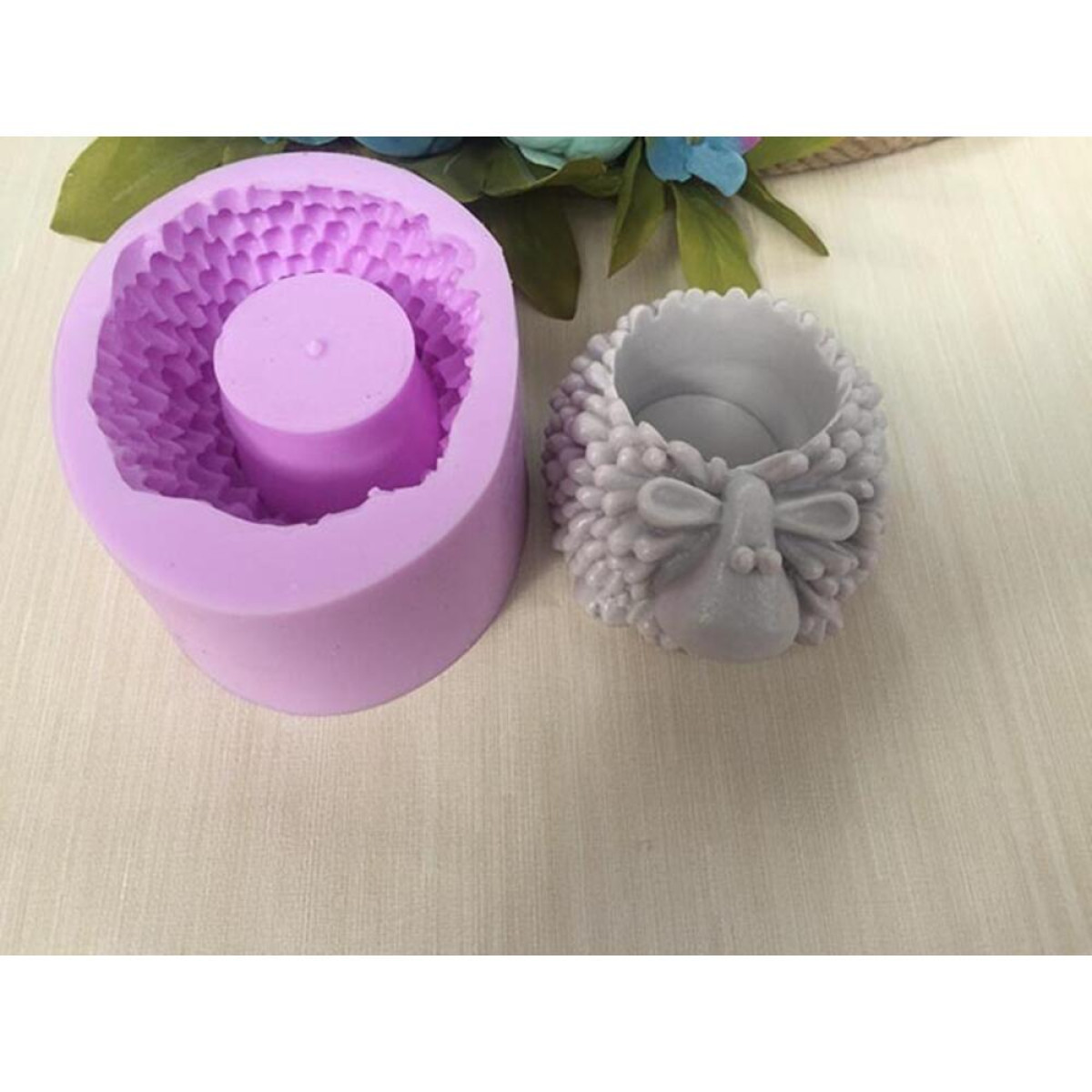 Koyun Sukulent Saksı Silikon Kalıp 10.5X7Cm - HD1149