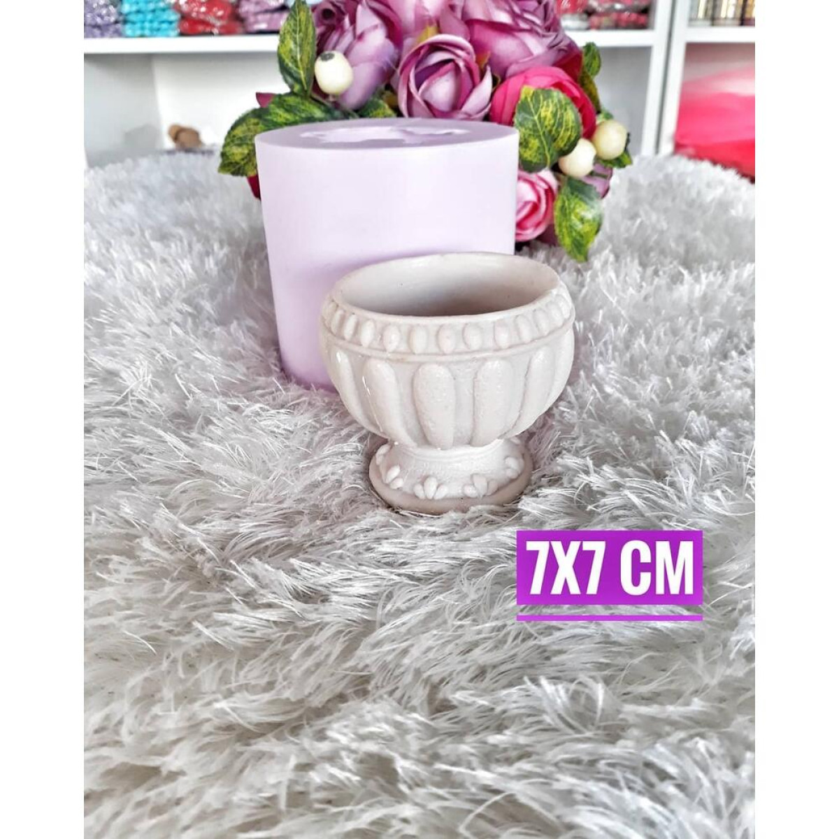 Kupa Şeklinde Saksı Silikon Kalıp - HD0926 Kupa Şeklinde Saksı Silikon Kalıp - HD0926
