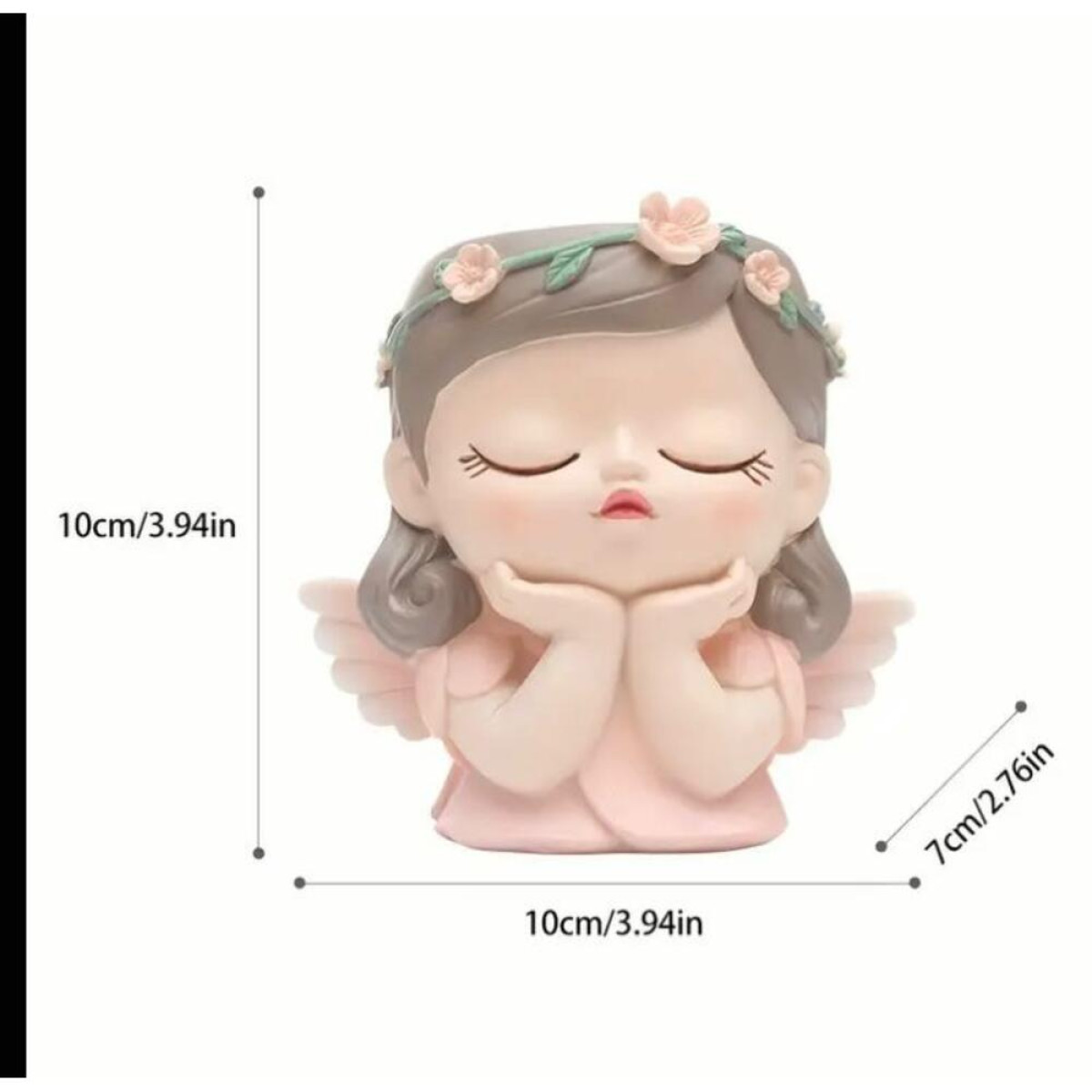 Melek Kızlar Saksı Elleri Çenesinde Silikon Kalıp -KS3165