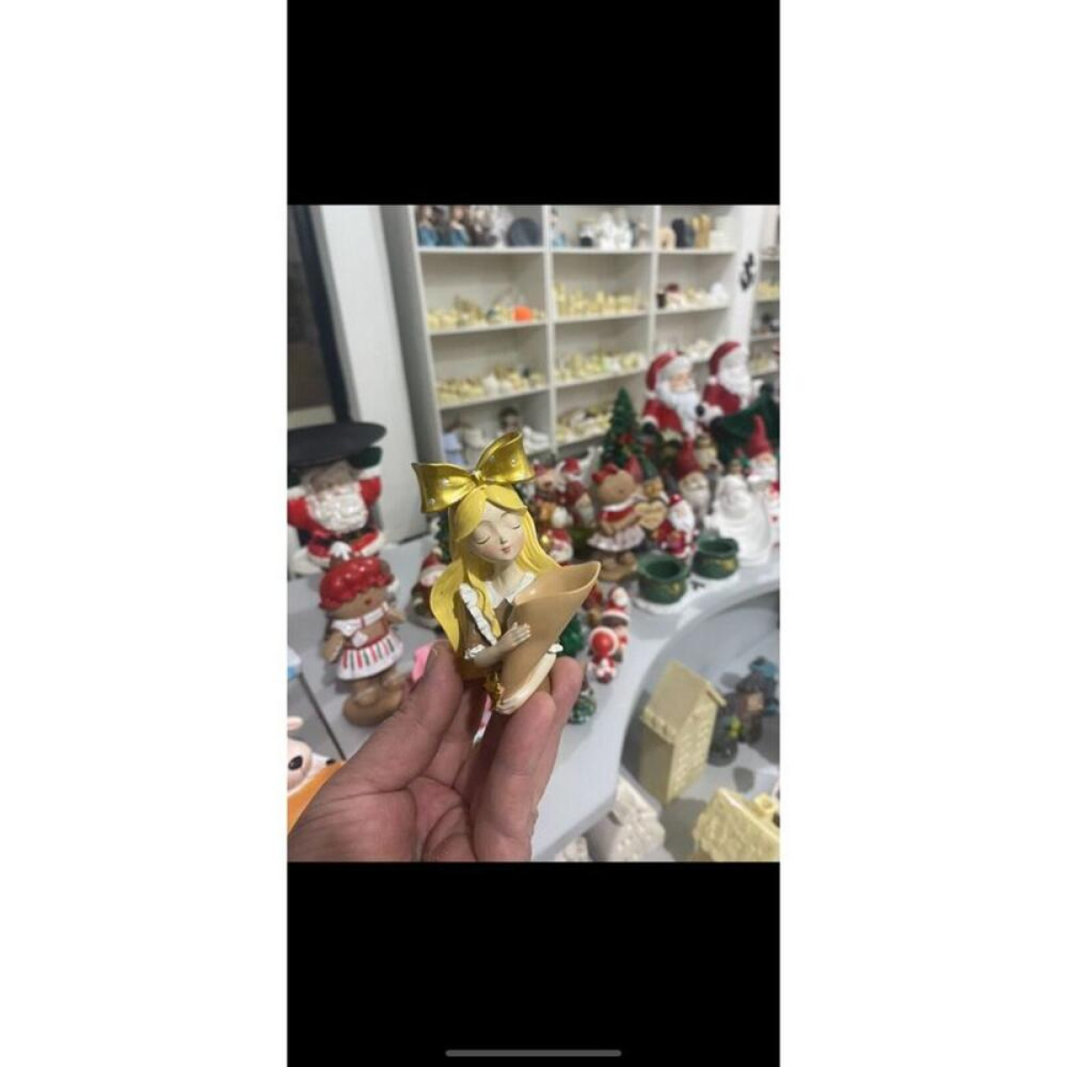 Mini Buketli Uzun Saçlı Kız Silikon Kalıp - KS3056