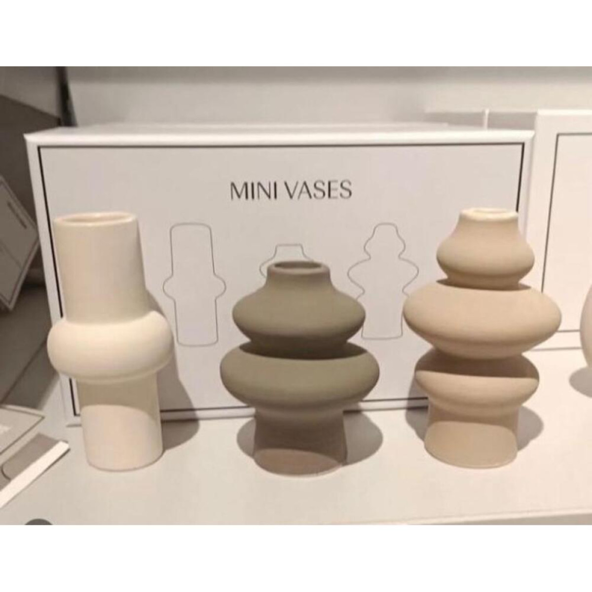 Mini Vazo Takım Silikon Kalıp-KS3075