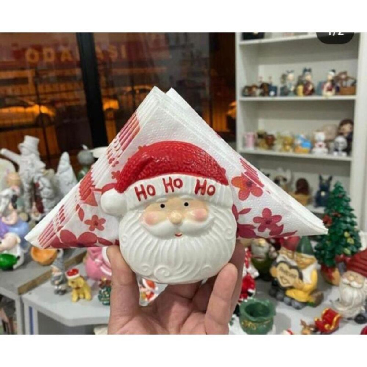 Noel Baba Peçetelik Silikon Kalıp Ho Ho Ho -KS3001