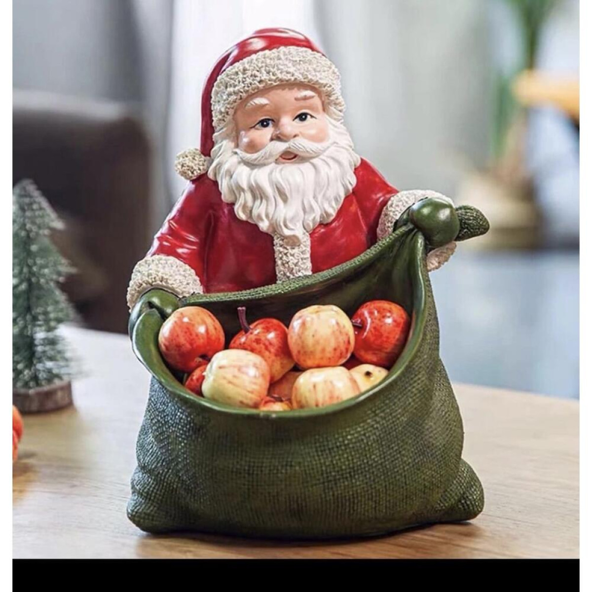 Önünde Çuval Tutan Noal Baba Silikon Kalıp 28Cm - HD1748