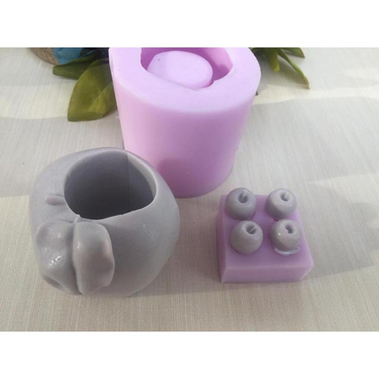 Saksı Elma Takım 8cm Silikon Kalıp - HD1154