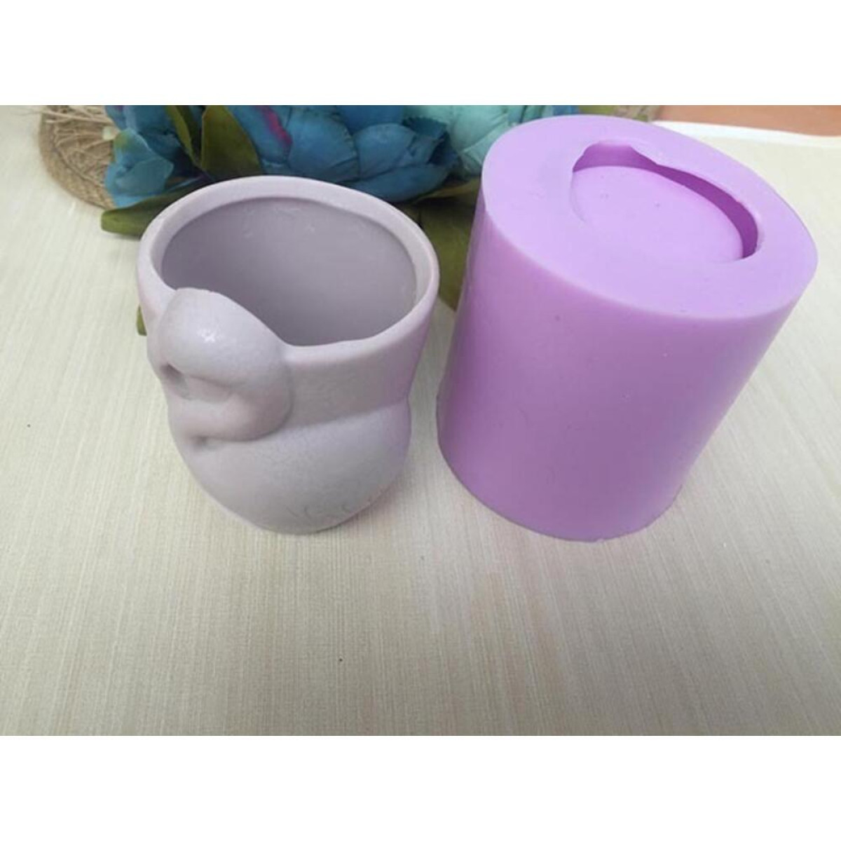 Saksı Filamingo Silikon Kalıp 6x6 cm - HD1153