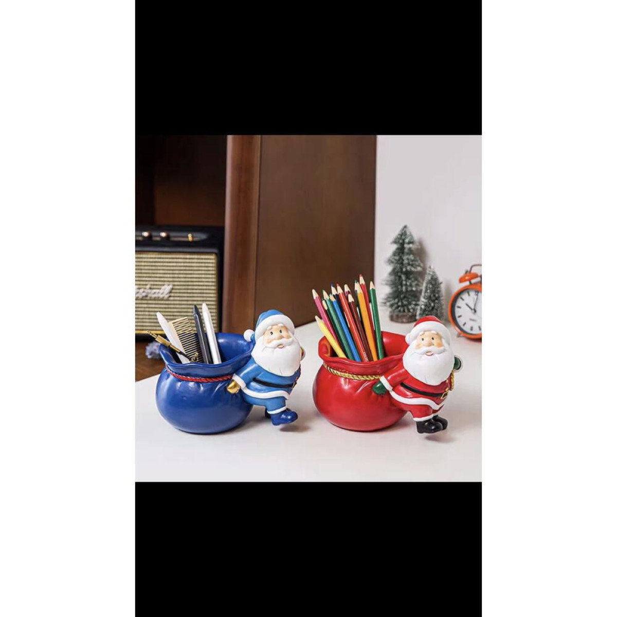 Saksı Kalemlik Taşıyan Noal Baba Silikon Kalıp - HD1750