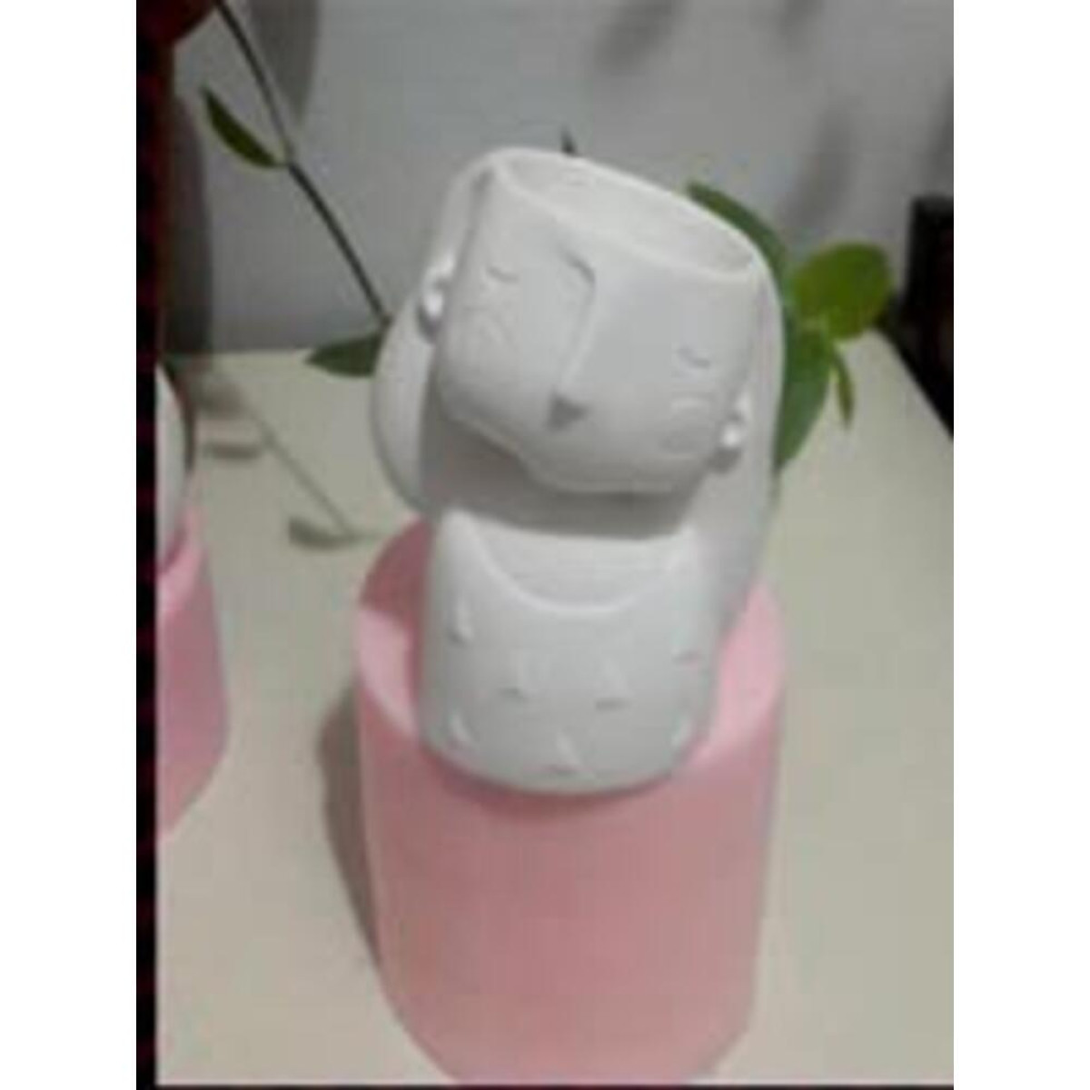 Saksı Kız Sukulent Saksı Silikon Kalıp - HD0639