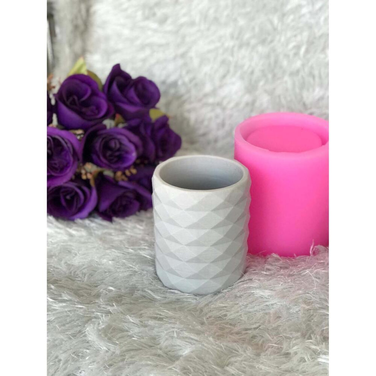 Saksı Silikon Kalıp Kaleşmeli - HD0804