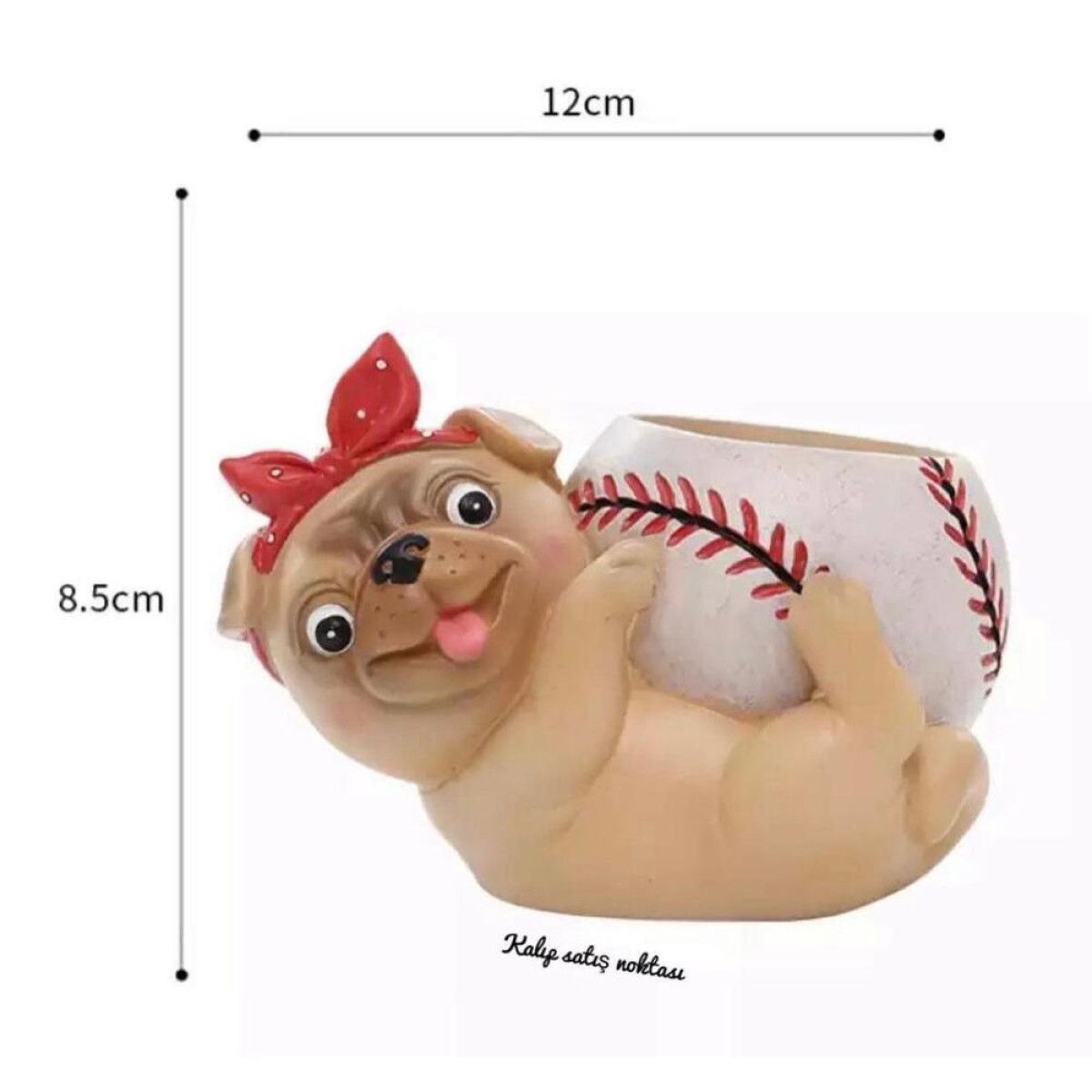 Şirin Köpek Saksı Silikon Kalıp 12X8.5Cm - HD1703