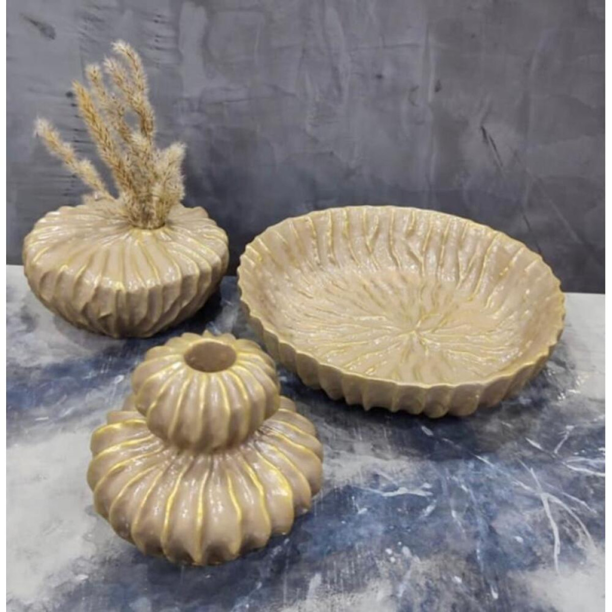 Vazo Takım Silikon Kalıp - HD1900