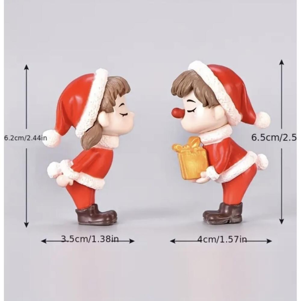 Yeni Yıl Sevgili Mini Biblo Silikon Kalıp - HD2063