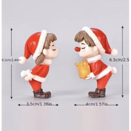 Yeni Yıl Sevgili Mini Biblo Silikon Kalıp - HD2063