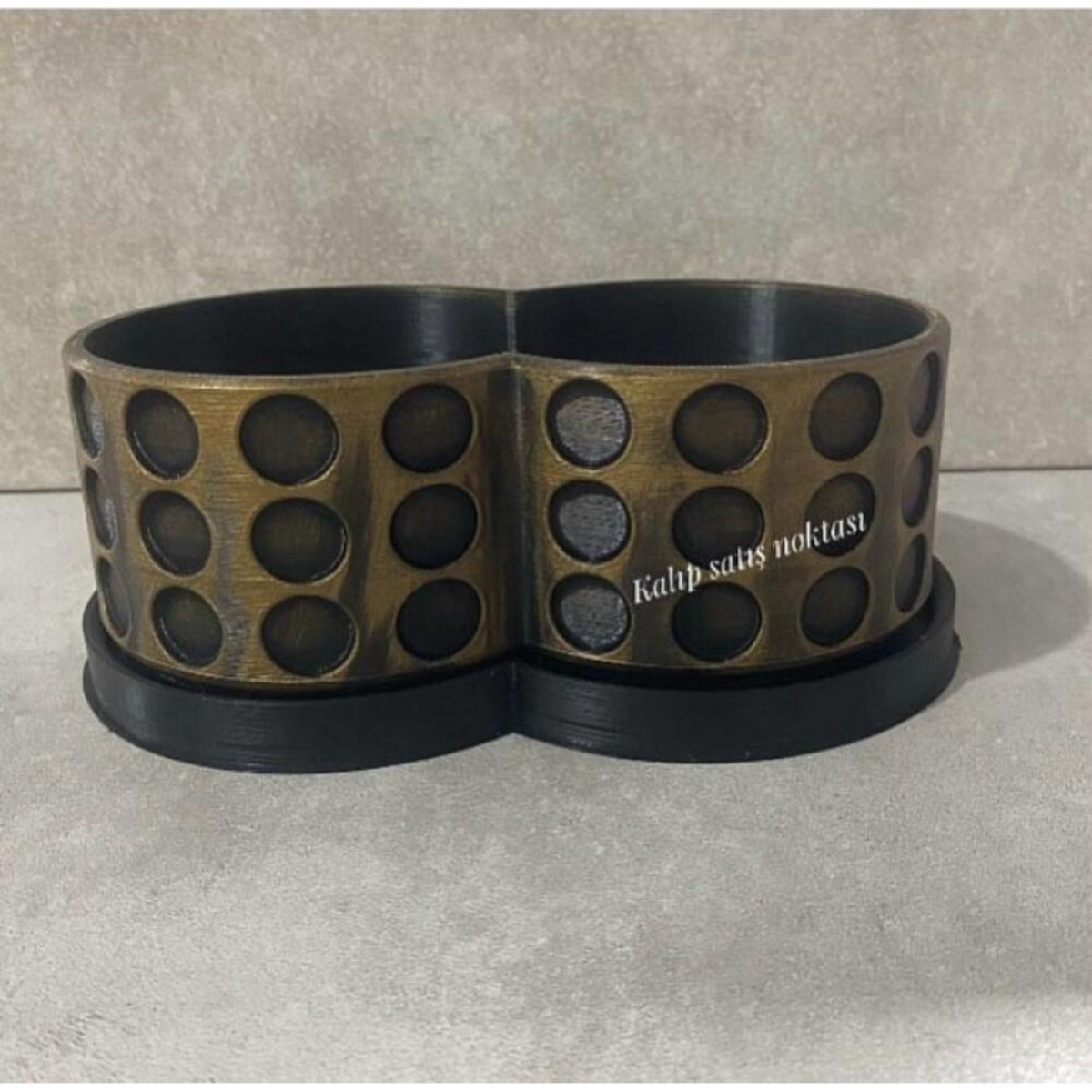 Yuvarlak Desenli Saksı Silikon Kalıp - HD2028