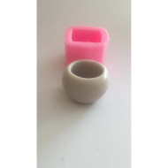 Yuvarlak Saksı Silikon Kalıp - HD1307