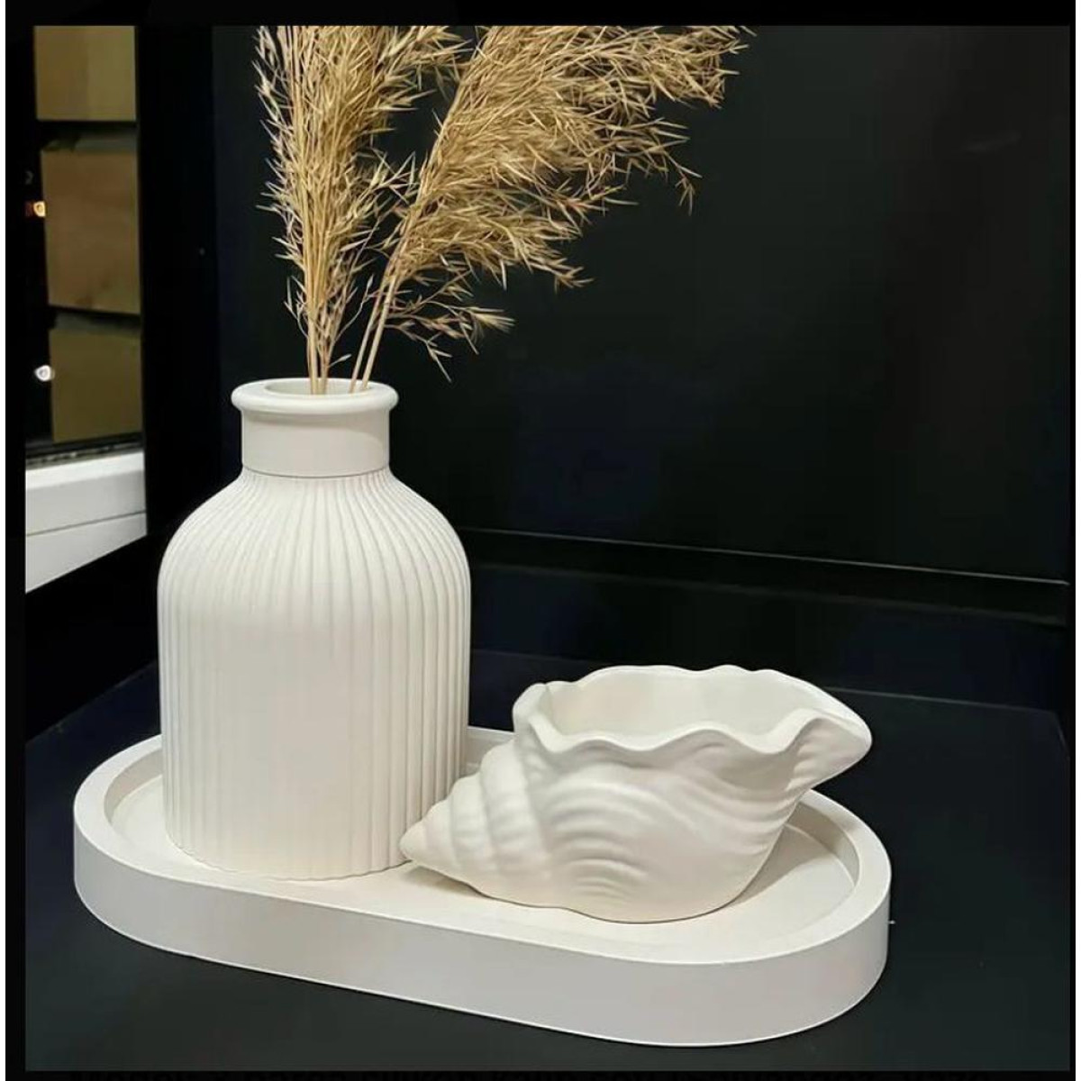 3'lü Sunumluk Seti Silikon Kalıp