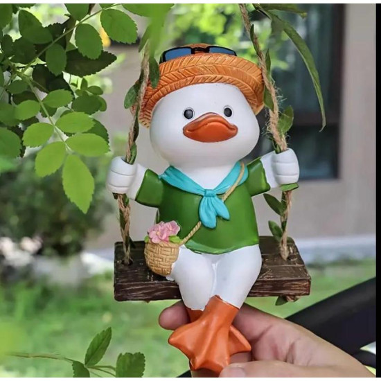 Şapkalı Ördek Bahçe Süsü Silikon Kalıp