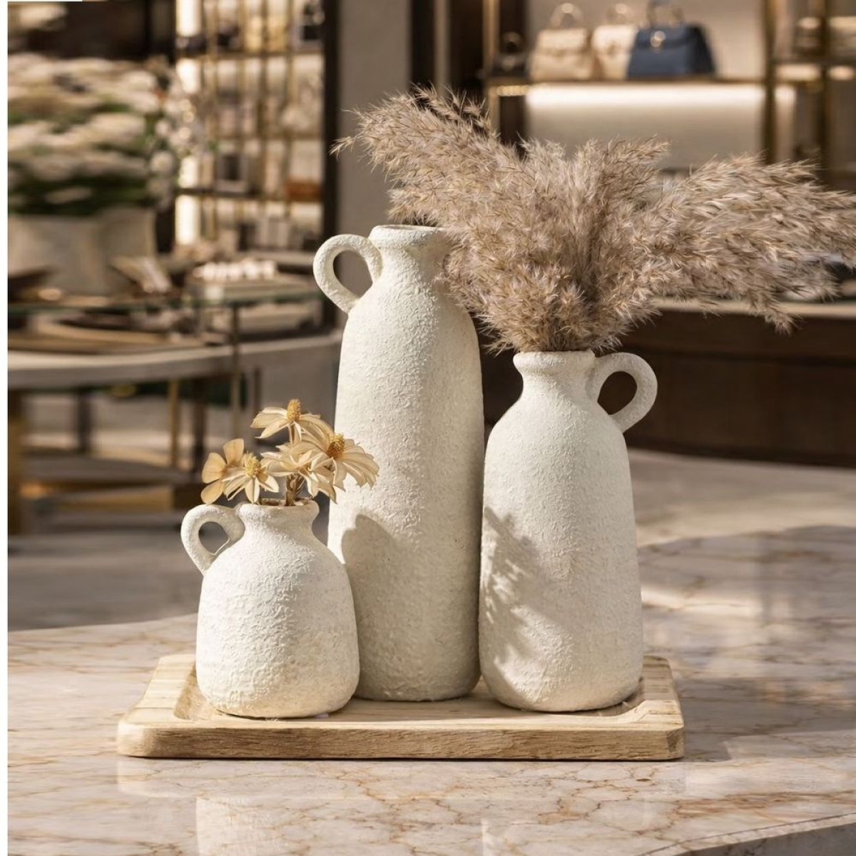 KS3640 Dokulu Vazo 3lü Set Silikon Kalıbı