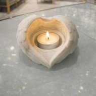 KS3704 Melek Kanatlı Mumluk Silikon Kalıbı