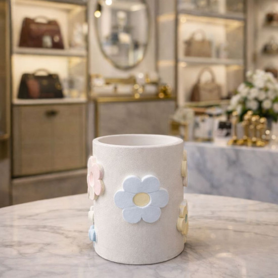 KS3744 Çiçekli Mumluk Silikon Kalıbı