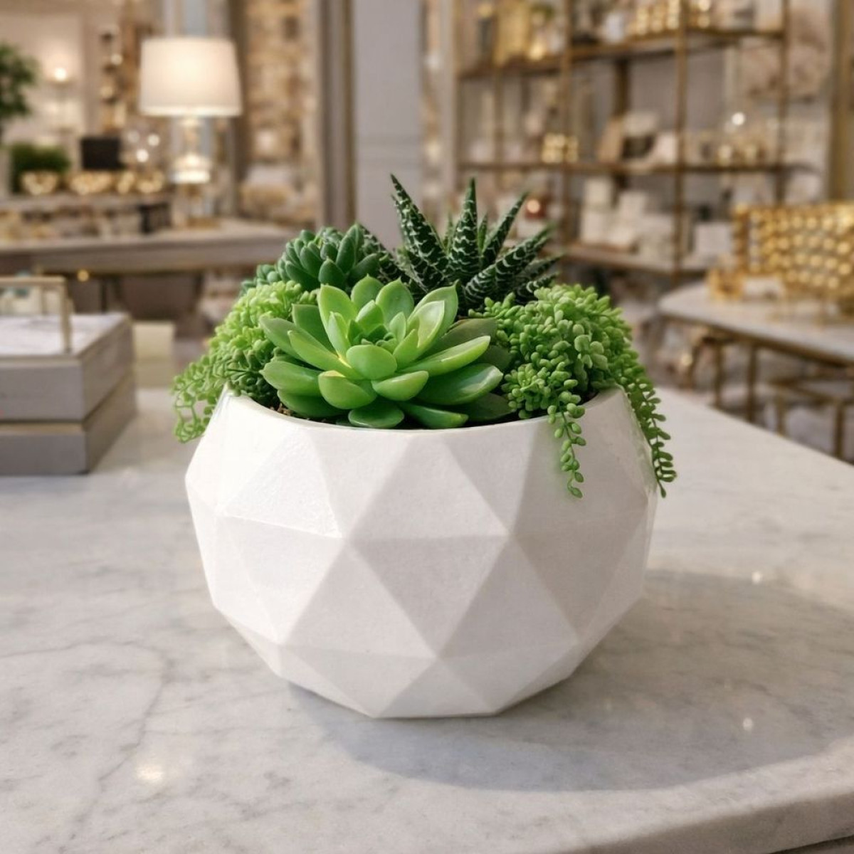 KS3750 Geometrik Sukulent Saksı Silikon Kalıbı