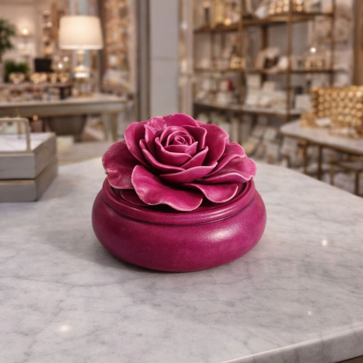 KS3755 Gül Kapaklı Takı Kutusu Silikon Kalıbı