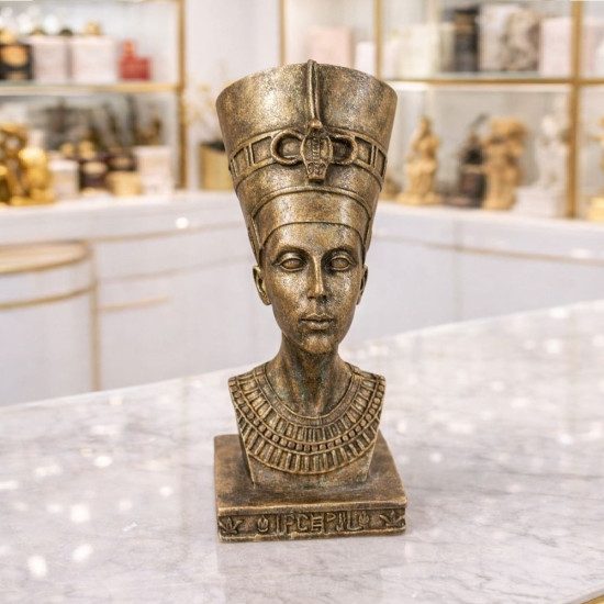 Antik Mısır Nefertiti Büstü 14cm Silikon Kalıp KS3632