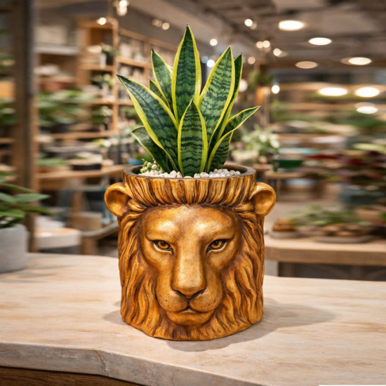 Aslan Saksı Silikon Kalıp KS3443