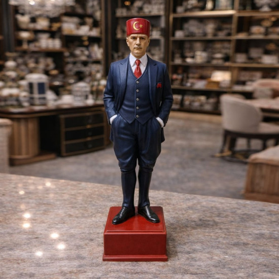 Atatürk Biblo Elleri Cebinde Silikon Kalıp KS3502